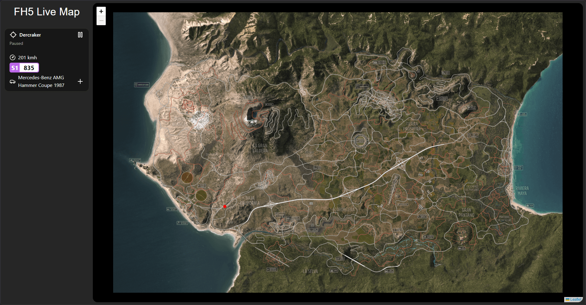 Forza Horizon 5 Interactive Live Map